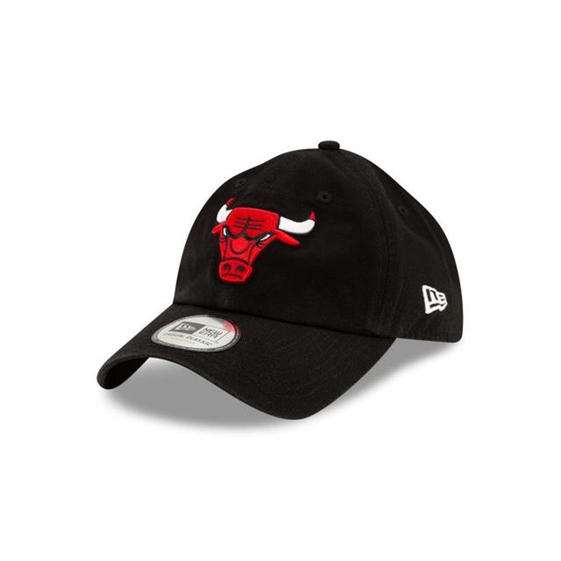 NBA Chicago Bulls Casual Classic Adjustable (ZQI0655) - Black New Era Caps